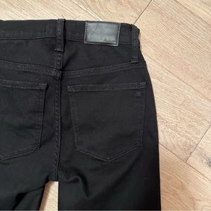 Madewell Petite Cali Demi-Boot Jeans in Black